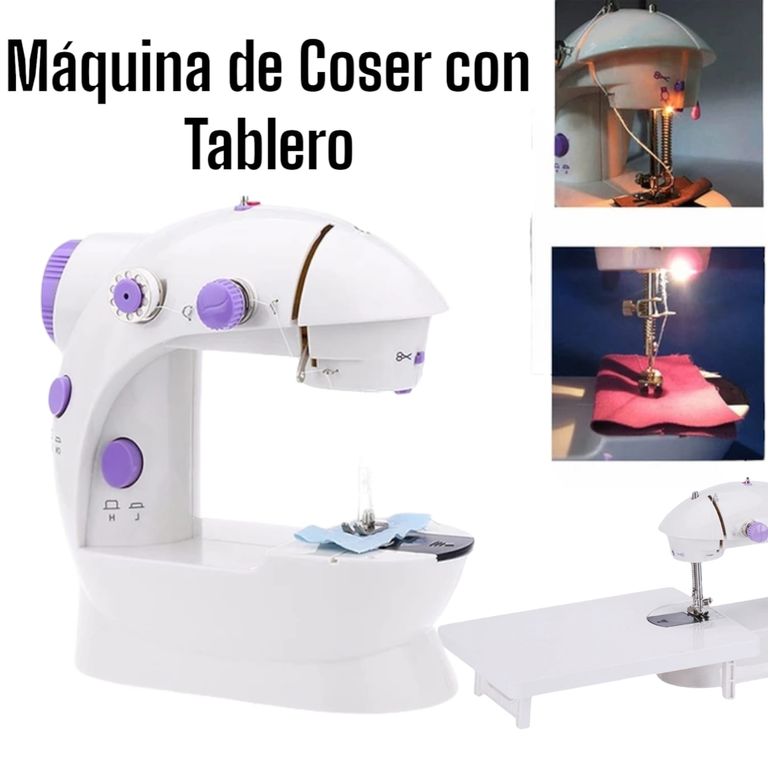Máquina de Coser Eléctrica Compacta con Tablero Expandible - Perfecta para Principiantes y Hogar