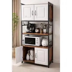 GENERICO - ARMARIO MULTIFUNCIONAL CON PUERTAS MADERA