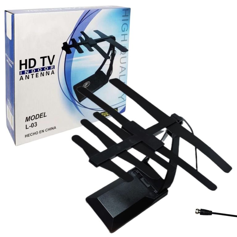 Antena Digital TDT para Smart TV Full HD 4K - Recepción Potente de Canales Nacionales Gratis