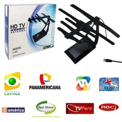 OEM - Kit Antena Digital para TV LCD y Smart TV - Sintonizador de Canales HD de Alta Ganancia