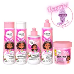 Salon Line - KIT COMPLETO S.O.S CACHOS KIDS