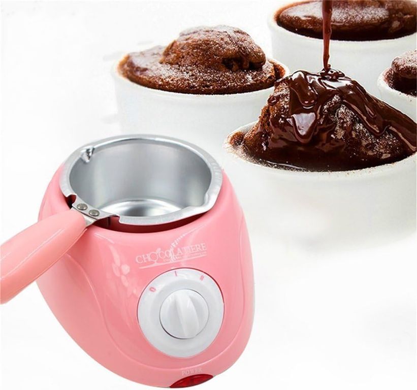 Fundidor de Chocolate Eléctrico Chocolatiere 250g - Máquina para Hacer Bombones y Repostería