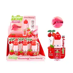 GENERICO - Magic Lip Oil Jelly Cherry - Kiss Beauty Gloss con Color Reaccional al pH