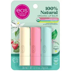 EOS - PACK 3 BÁLSAMO LABIAL NATURAL 0.14 OZ 4 ML