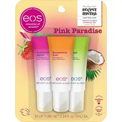 EOS - SET BÁLSAMO LABIAL SUPER BALM 24H PINK PARADISE