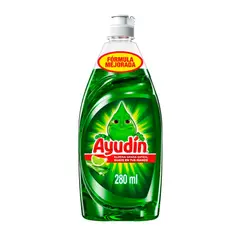 AYUDIN - Lavavajillas Liquido Limon y Sabila 280ml