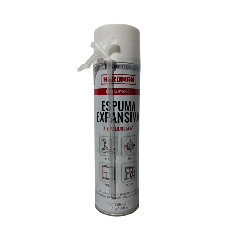Espuma Expansiva de Poliuretano 500 ml Hardman