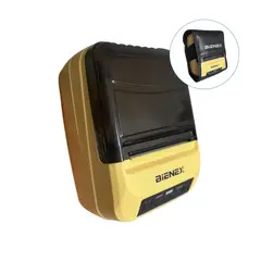 BIENEX - Impresora térmica Portatil DUAL 58mm Ticket y etiquetas adhesivas