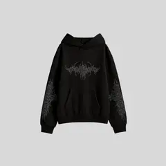 GENERICO - Polera con capucha streetwear para hombre - Eclipse
