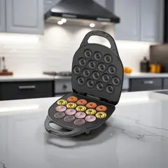 OEM - Máquina de Donas Profesional 16 Cavidades - Horno Eléctrico para Mini Donuts Saludables