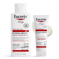 EUCERIN - SET BABY GEL DE BAÑO Y CREMA ALIVIO DEL ECCEMA 400 ML Y 226 GR