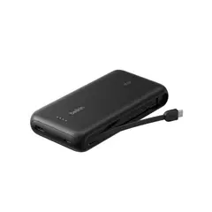 BELKIN - POWER BANK 20K CON CABLE INTEGRADO BOOSTCHARGE COLOR NEGRO 30W PARA NINTENDO SWITCH 2