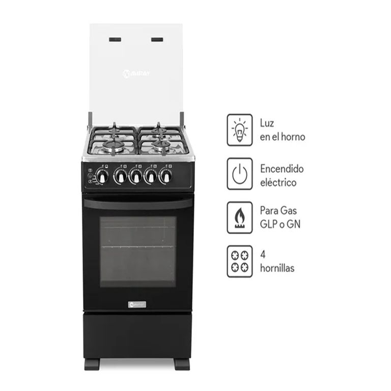 Cocina a Gas ONIX PLUS GLP 4 Hornillas (Disponible a GLP)