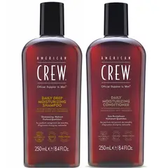 AMERICAN CREW - Shampoo Hidratante 250ml + Acondicionador 250ml Men