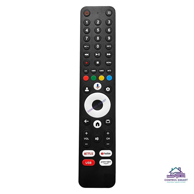 Control Remoto Compatible para TV Blackline Sin Voz Reemplazo Igual al Original