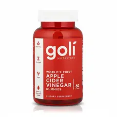 GOLI NUTRITION - Vinagre de Manzana 1000 mg - Control de peso 60 Gomitas -
