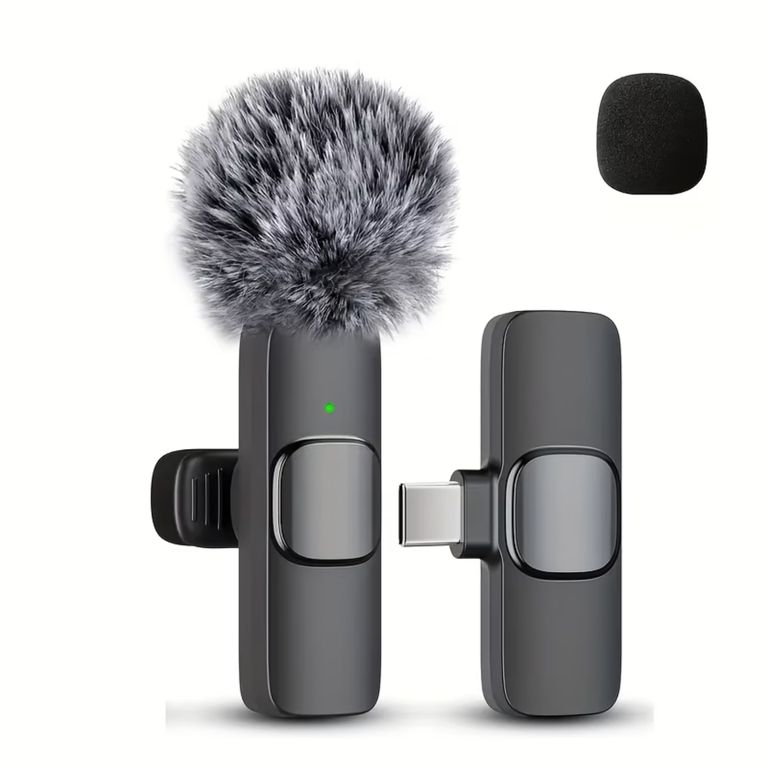 Micrófono inalámbrico profesional con clip USB C
