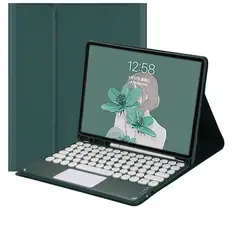 PUREPOWER - Funda con teclado táctil de español Ñ para Samsung Galaxy Tab S6 Lite de 10.4 modelo 2024/2022/2020