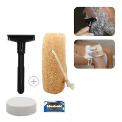 BAMBOO BALANCE - Pack Rasurado Zero Waste con Rasurado Negra