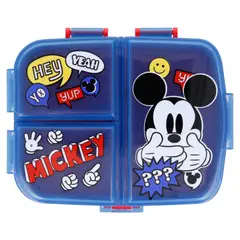MICKEY MOUSE - Sadwichera Múltiple XL 4 compartimientos Mickey