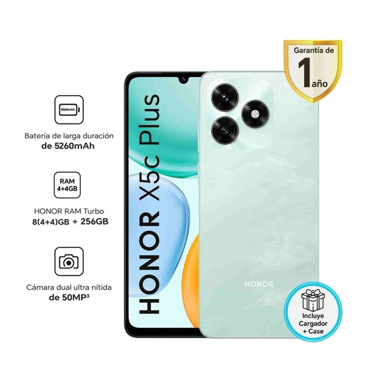 X5C PLUS OCEAN CYAN 4RAM 256GB REGISTRADO