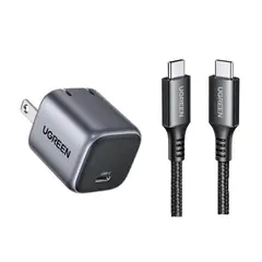 UGREEN - Cargador 20w plegable + Cable 2 metros 100w carga rapida
