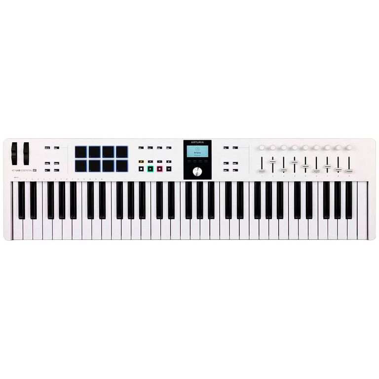 KEYLAB ESSENTIAL61 MK3 CONTROLADOR MIDI DE 61 TECLAS - BLANCO