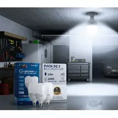 GENERICO - 2 Bombillas LED 50W Luz Blanca Fría 4500 Lúmenes