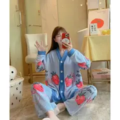 FASHION - PIJAMAS 2 PIEZAS CON BOTONES