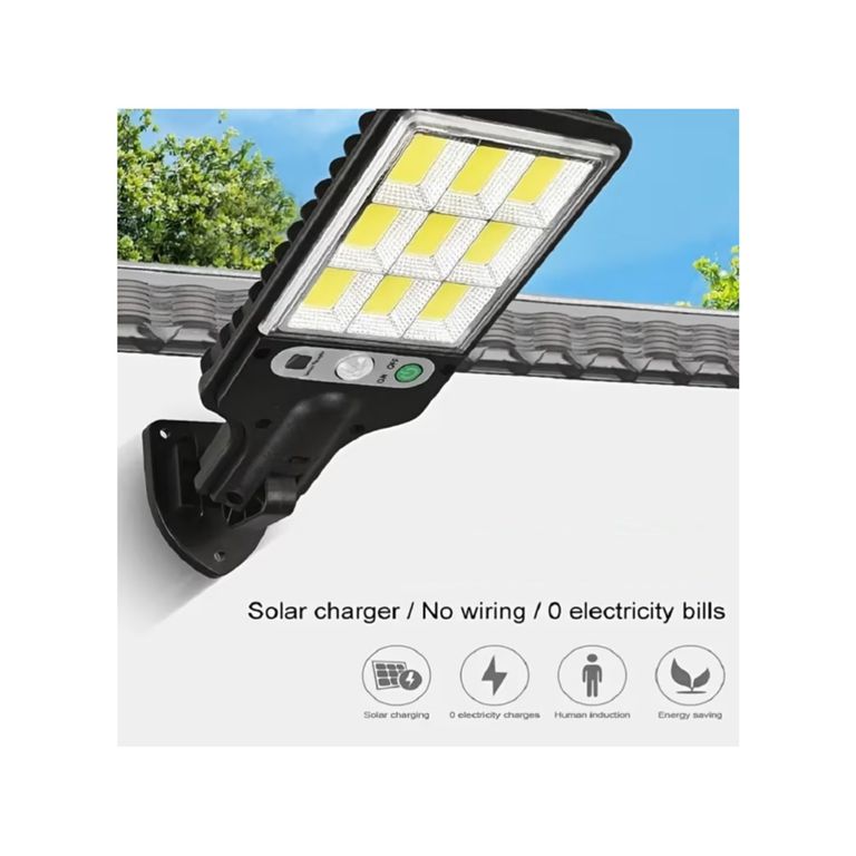 Lampara Solar LED Ultra Potente para Exterior con Sensor de Movimiento