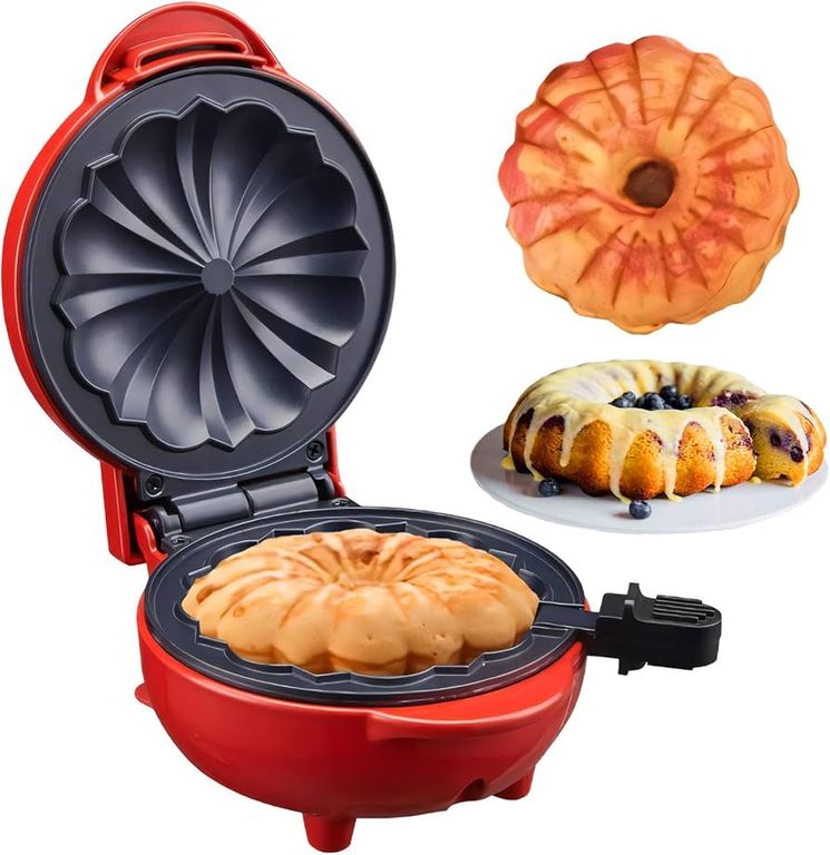 MINI KEKERA QUEQUES MAQUINA MINI KEKES CAKES ELÉCTRICA ANTIAHERENTE POSTRES COCINA RÁPIDA