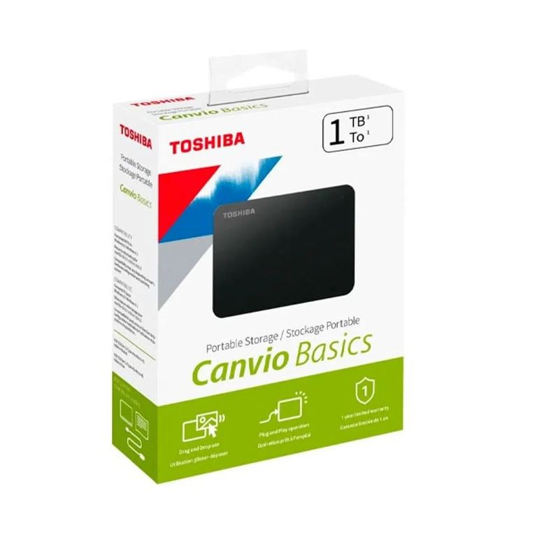 Disco Duro Externo Canvio Basics 1TB USB 3.2