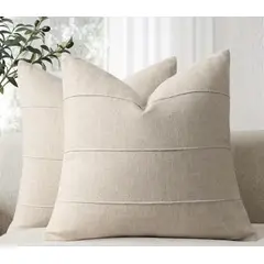 GENERICO - Cojín Elleny Moccha beige lino