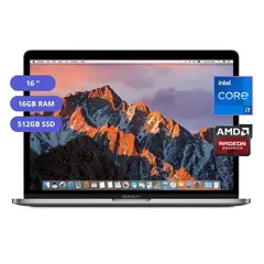APPLE - MacBook Pro 2019 Core I7 A2141 16GB RAM 512GB SSD 16 pulgadas 4GB Video