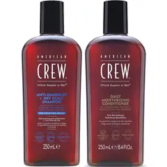 AMERICAN CREW - Shampoo Anticaspa Anti Dandruff + Acondicionador Men