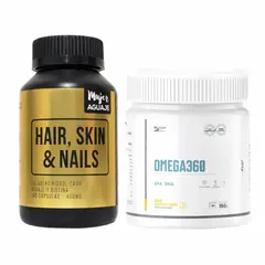 MUJER AGUAJE - Omega 360 + Hair Skin Nails Caps