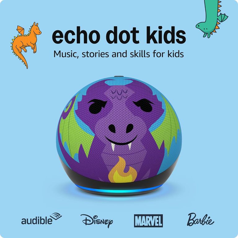 Alexa Echo Dot Kids 5ta Gen Dragon