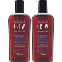 AMERICAN CREW - Dúo Shampoo Anticaspa Anti-Dandruff Men 250ml