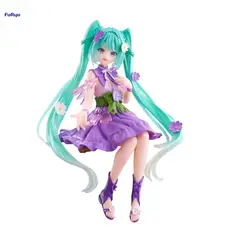 FURYU - FIGURA HATSUNE MIKU NOODLE STOPPER FIGURE FLOWER FAIRY COSMOS PURPLE COLOR VERSION