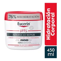 EUCERIN - Crema Corporal Reparadora Ph5 450 Ml