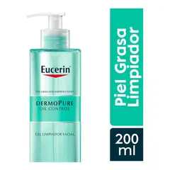 EUCERIN - Gel Limpiador Facial Dermopure 200 Ml