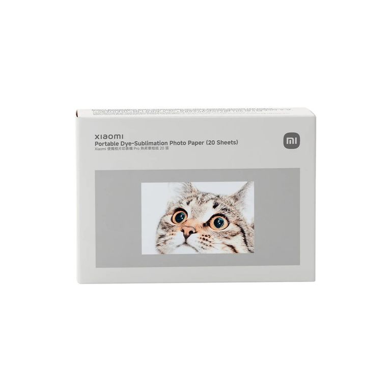 Papel fotográfico de sublimación portátil Portable Dye-Sublimation Photo Paper 20 hojas