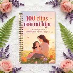 GENERICO - DIARIO Y CITAS PARA MADRE E HIJA ( 100 CITAS REGISTREN MOMENTOS LINDOS