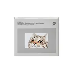 XIAOMI - Papel fotográfico de sublimación portátil Portable Dye-Sublimation Photo Paper 50 hojas