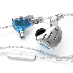 KZ - Audífonos In-Ear ZAX con graves dinámicos-Con MIC Auriculares