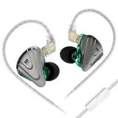 KZ - Audífonos In-Ear ZSX con graves dinámicos-Con MIC Auriculares