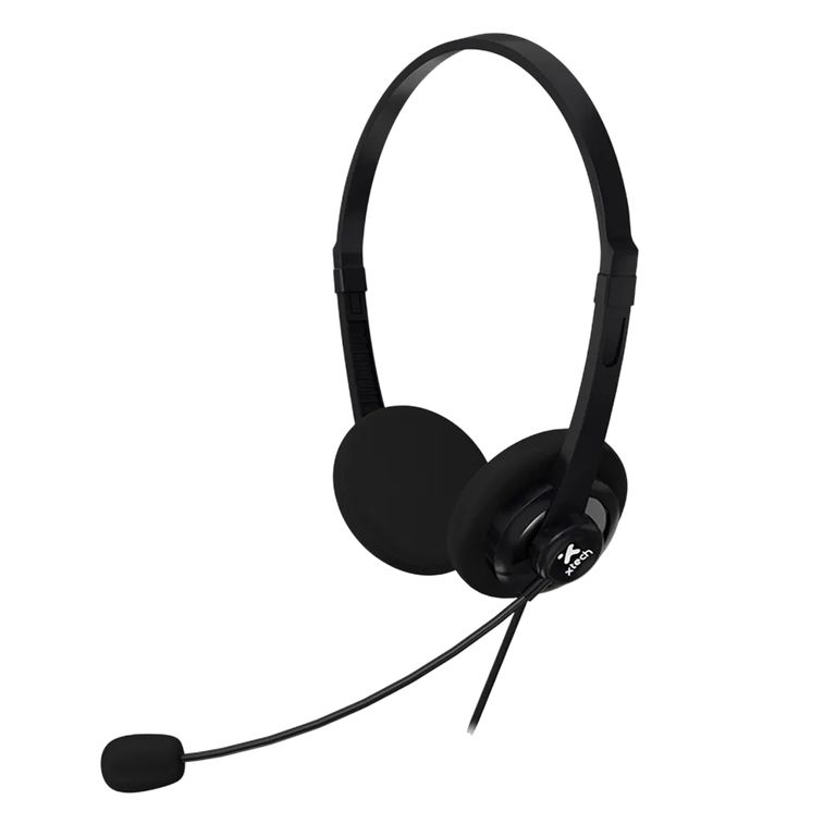 Audífonos con cable USB-C para conferencias con micrófono ENC y control en línea - XTH-245
