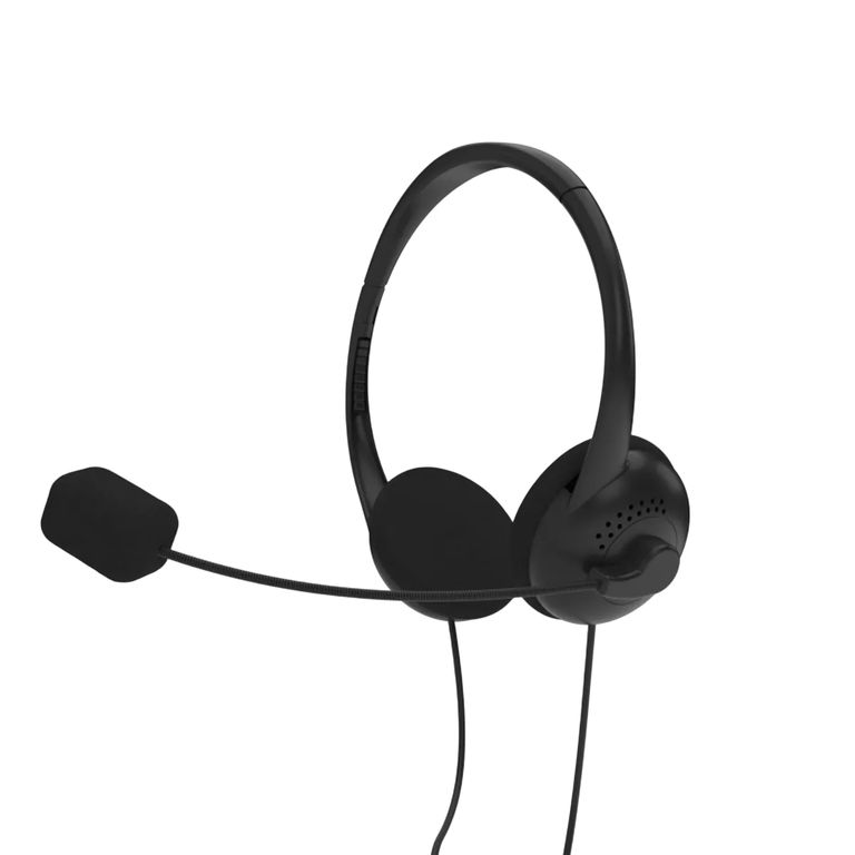 Audífonos con micrófono 3.5mm TRRS para videoconferencias con control de volumen - XTH-230