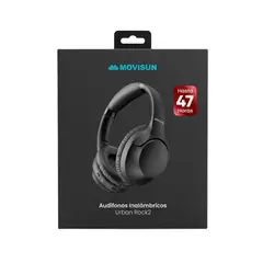 MOVISUN - Audifonos Tipo Vincha Bluetooth Inalambrico 47 horas con Estuche Urban Rock 2