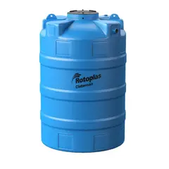 ROTOPLAS - Cisterna RMA-C 2000L Celeste con Válvula y Flotador